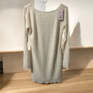 Wild Fable Dress Cream Color, Open In Back, Sz Med NWT